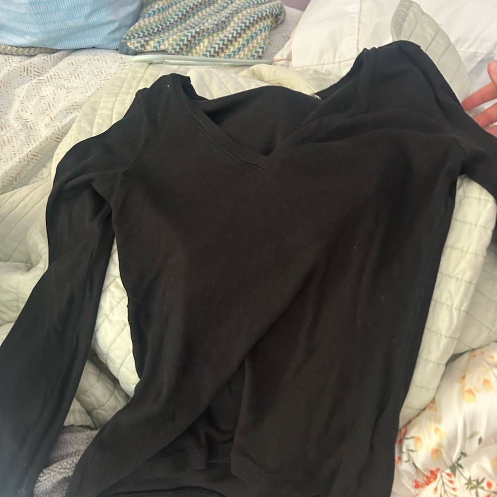 Black Madewell long sleeve barley worn